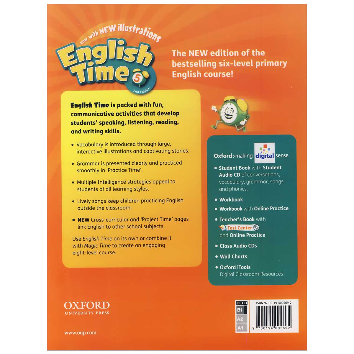 کتاب English Time 5 2nd Edition Back